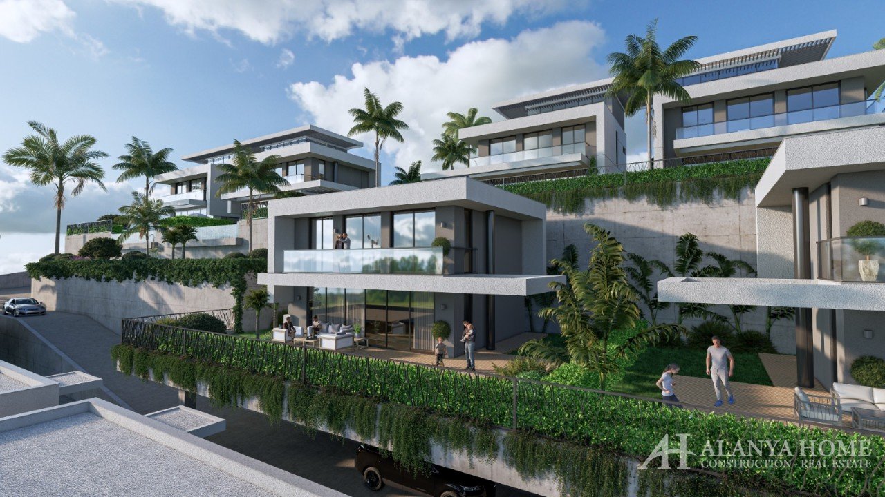 LE JARDIN VILLAS BY GOLDCITY KARGICAK ALANYA ANTALYA TURKEY SELL BUY RENT